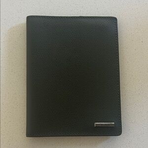 TUMI Black Textured Passport Cover